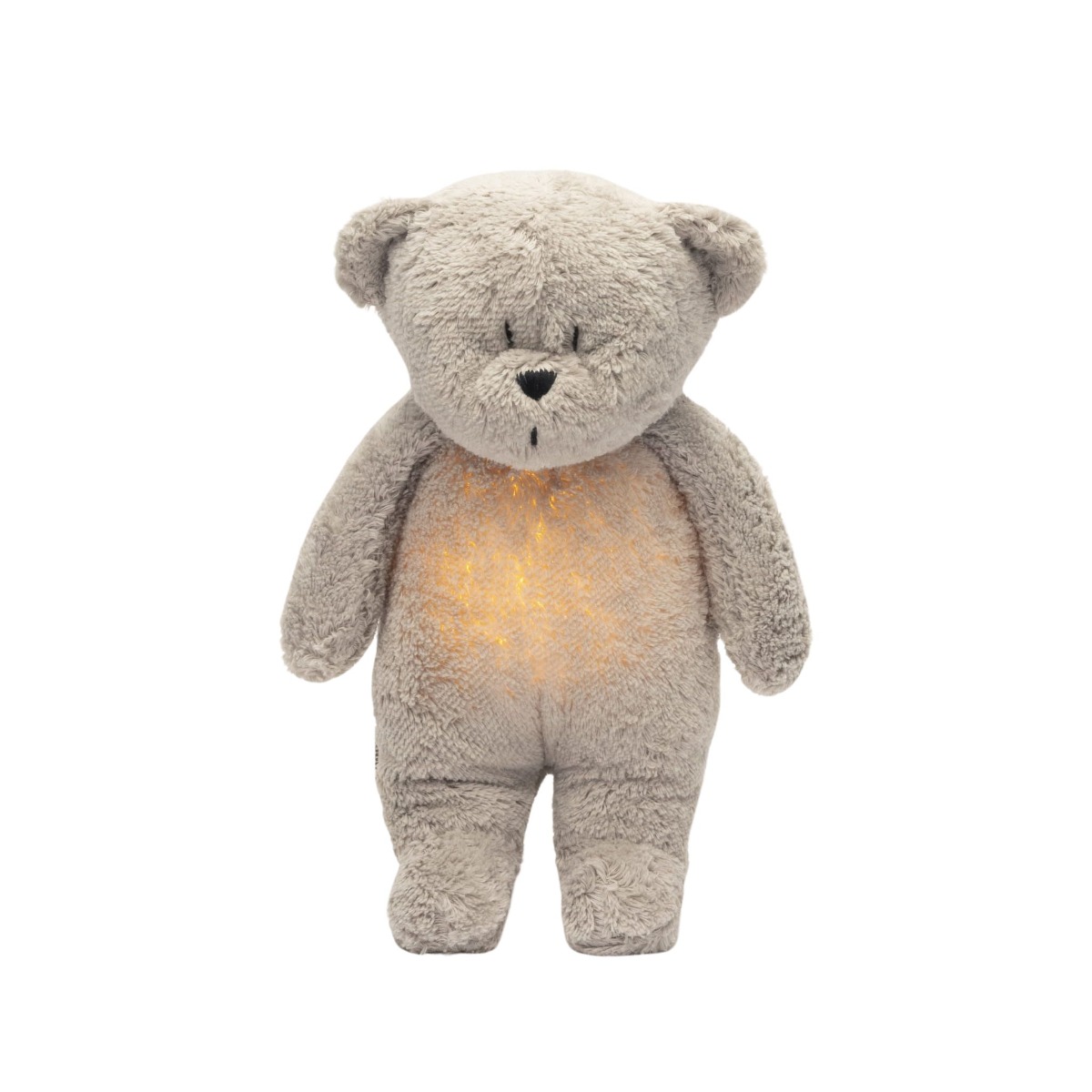 Moonie Szumiący Miś Organic z lampką-Gray