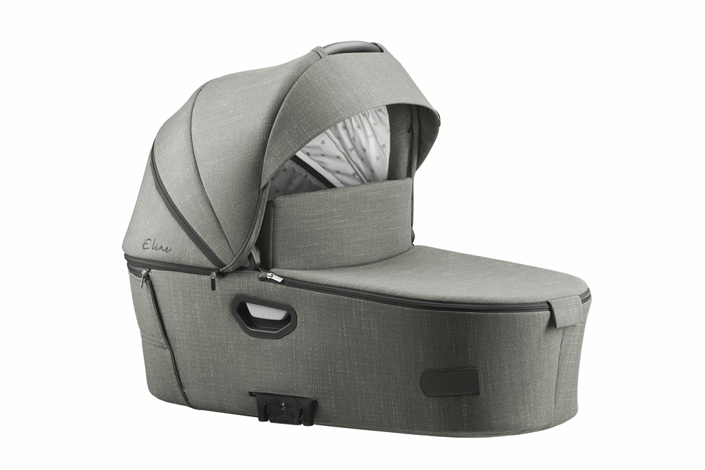 Jedo Tamel - wózek głęboko-spacerowy z torbą-E43-Koła TG żelowe-Stelaż Czarny