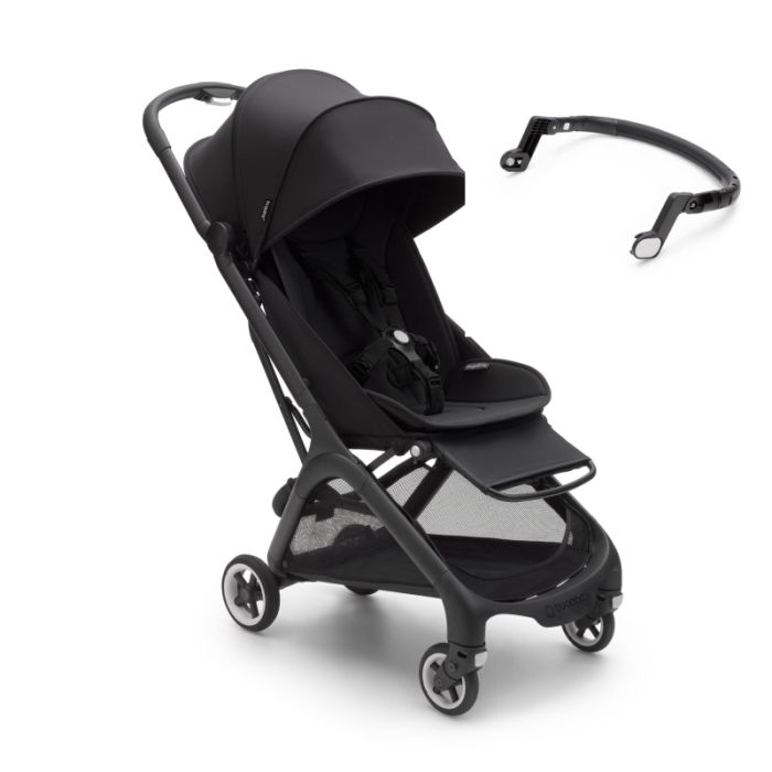Bugaboo Butterfly - kompaktowy wózek spacerowy z pałąkiem-Black-Midnight Black