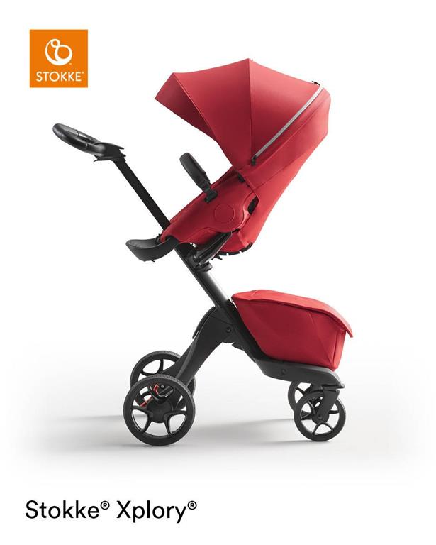 Stokke Xplory X - wózek spacerowy-Ruby Red