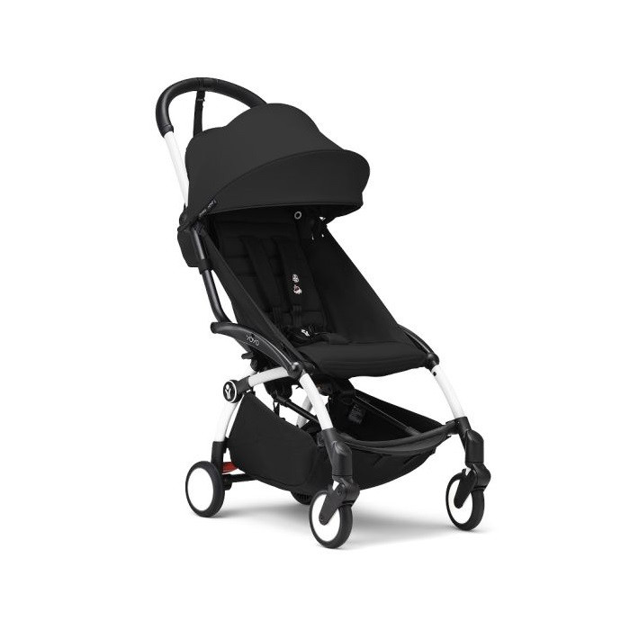 Stokke Yoyo 3 - wózek spacerowy-Black/ Biała rama