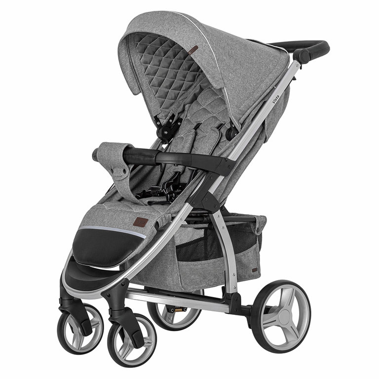 Carrello Vista - dziecięcy wózek spacerowy-Shark Gray