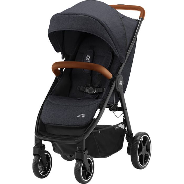 Britax Romer B-Agile R - wózek spacerowy dla dzieci-Black Shadow/Brown