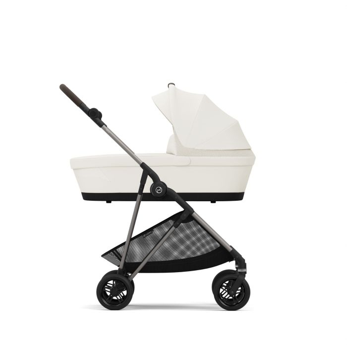 Cybex Melio - wózek głęboko-spacerowy-Canvas White