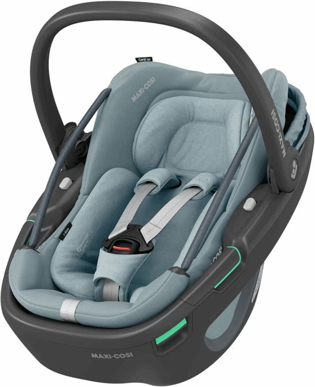 Maxi Cosi Coral 360 - modułowy fotelik samochodowy od urodzenia do około 12 miesiąca życia od 40 do 75cm -Essential Grey/Czarny