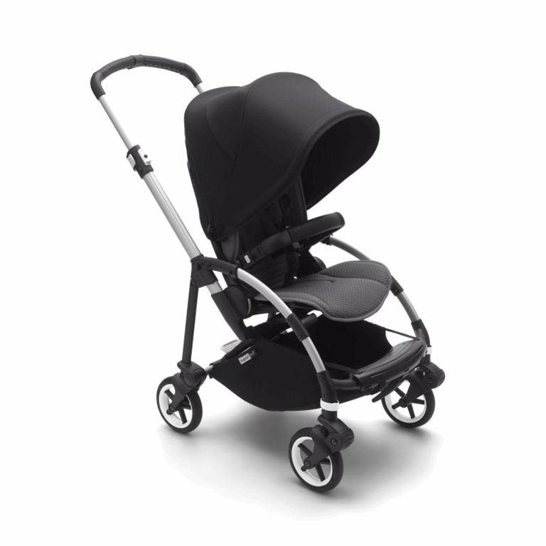 Bugaboo, Bee6 - wózek spacerowy -Alu/Grey-Black