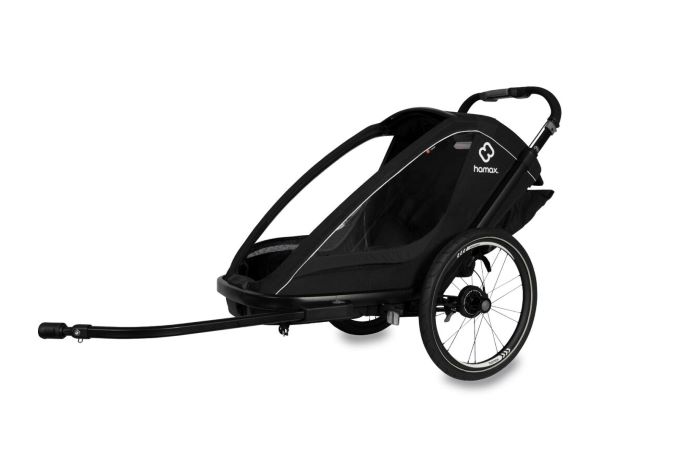 Hamax Breeze One - pojedyncza przyczepka rowerowa-Black