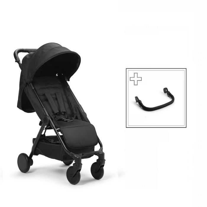 Elodie Details Mondo - wózek spacerowy + pałąk do wózka-Black