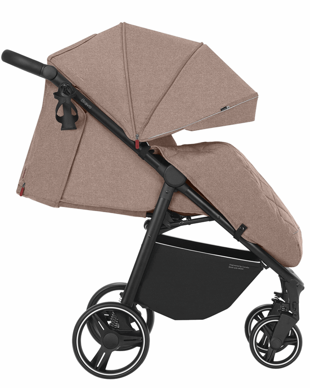 Carrello Bravo - dziecięcy wózek spacerowy-Linen Beige
