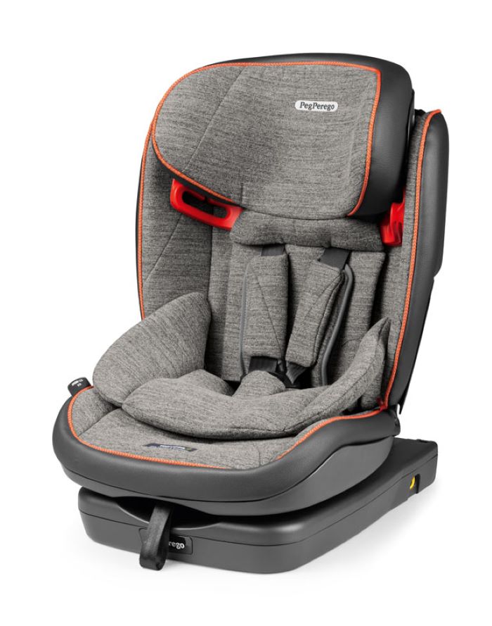 Peg Perego Viaggio 1-2-3 Via isofix - fotelik samochodowy 9-36 od ok. 1 do 12 roku życia -Wonder Grey