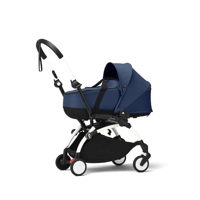 Stokke Yoyo 3 - wózek spacerowy z gondolą-Air France Blue/ Biała rama