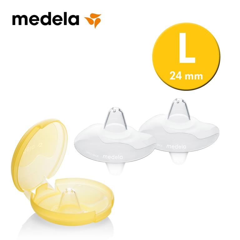 Medela, Contact - Silikonowe nakładki - różne rozmiary-Contact L (24 mm)