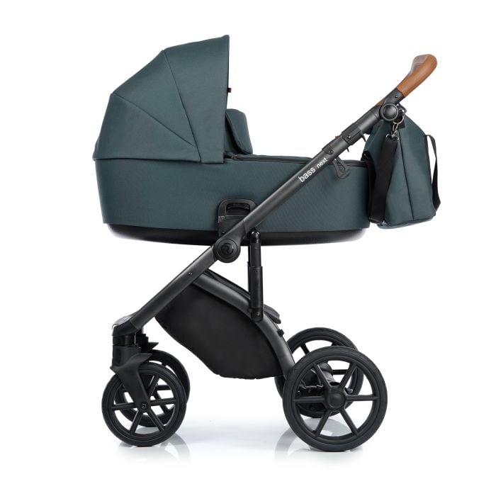 Roan Bass Next-uniwersalny wózek głęboko-spacerowy 2 w 1-Pacific Green