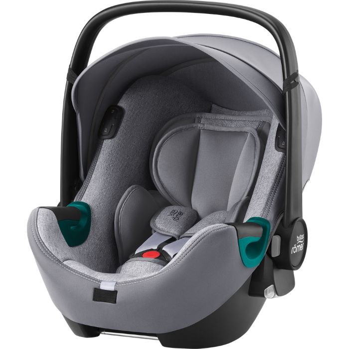 Britax Romer Baby-Safe iSense - fotelik samochodowy od urodzenia do 15 miesiąca życia, od 40 do 83 cm wzrostu-Grey Marble