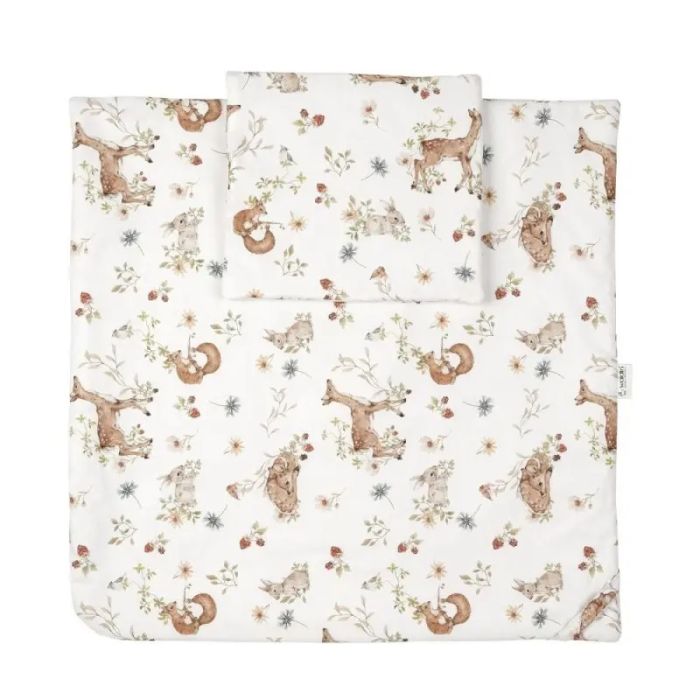 Waldin Pościel z wypełnieniem i rożek 2w1-Polski Las