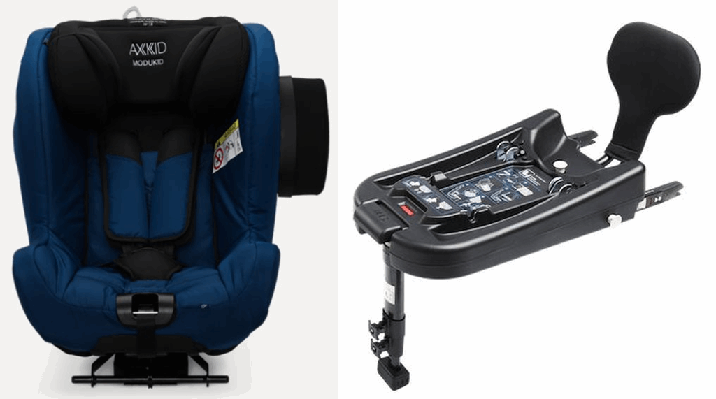 Axkid Modukid Seat Isofix - fotelik samochodowy dla dzieci od 61 do 105 cm wzrostu z bazą isofix-Sea