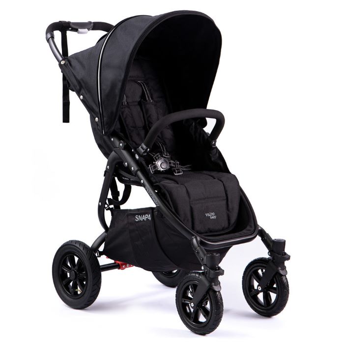 Valco Baby Snap4 Sport VS - wózek spacerowy + okrycie na nóżki-Coal Black