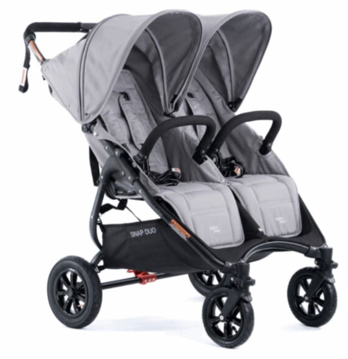 Valco Baby Snap Duo Sport - wózek spacerowy bliźniaczy-Cool Grey