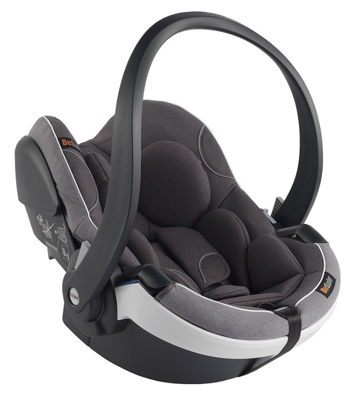 Be Safe, Izi Go Modular i-Size WE - fotelik fotelik od urodzenia do 1 roku -02 - Metaliczny Melange