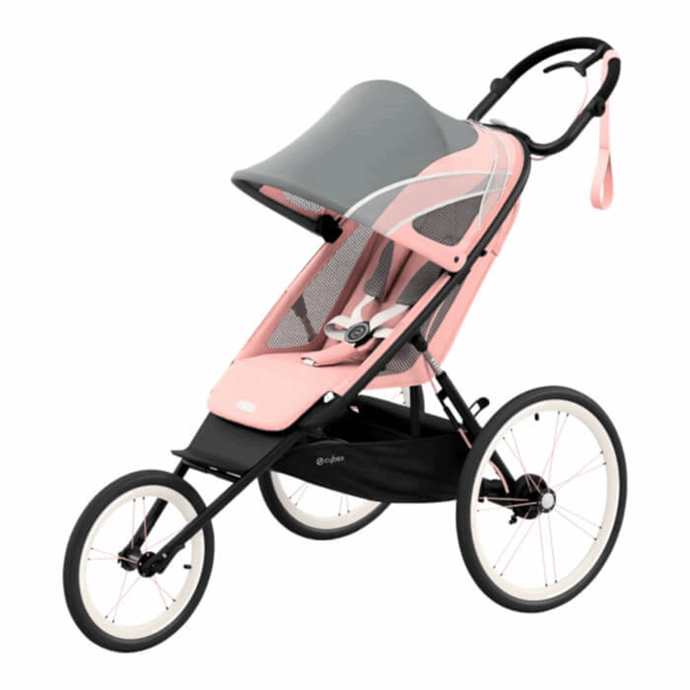 Cybex, Avi- wózek biegowy-Silver Pink-Light Beige with Orange Details