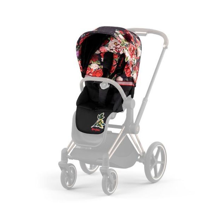 Cybex Priam 4.0 - tapicerka siedziska-Spring Blossom Dark
