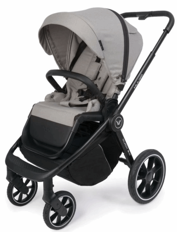 Muuvo, Quick 3.0 - wózek spacerowy z wyposażeniem-Steel Grey