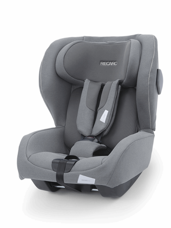Recaro Kio - fotelik samochodowy dla dzieci do 105cm wzrostu od 3 m-cy do18 kg-Prime Silent Grey