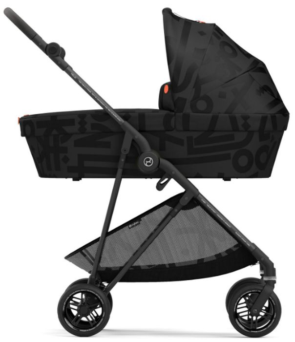 Cybex, Melio Street - wózek głęboko-spacerowy-Real Black