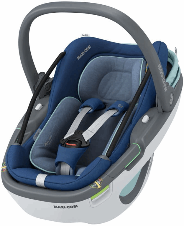 Maxi Cosi Coral 360 - modułowy fotelik samochodowy od urodzenia do około 12 miesiąca życia od 40 do 75cm -Essential Blue