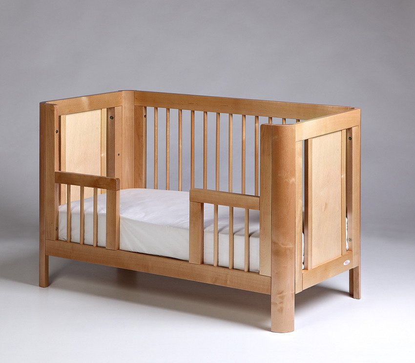 Troll, Sun - wymienny bok do łóżeczka 140x70-Naturalny