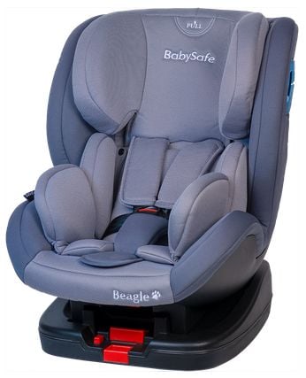 BabySafe, Beagle - fotelik samochodowy 0-25 kg -Szary