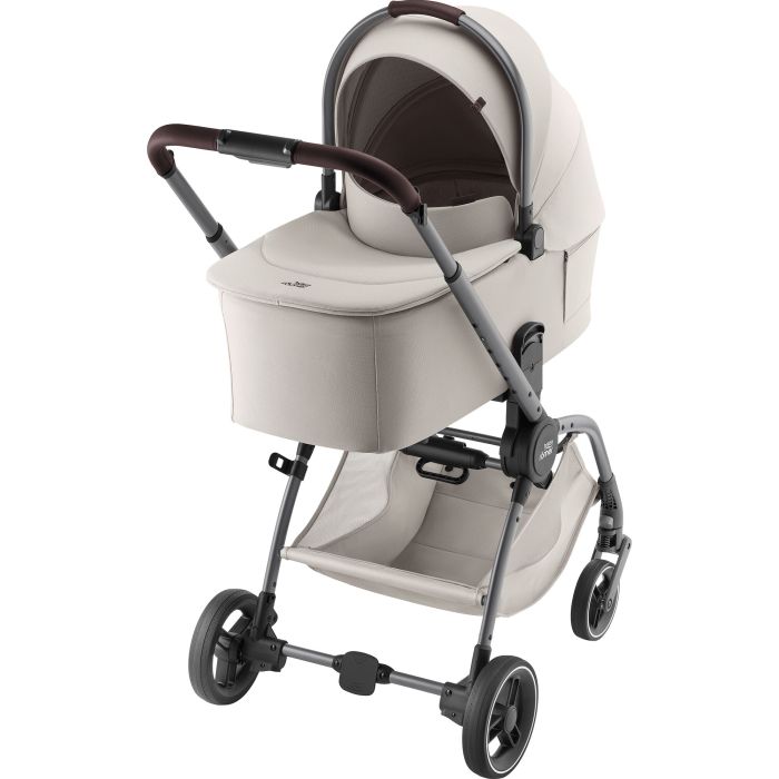 Britax Romer Rio - kompaktowy wózek głęboko-spacerowy 2w1-Soft Taupe Lux