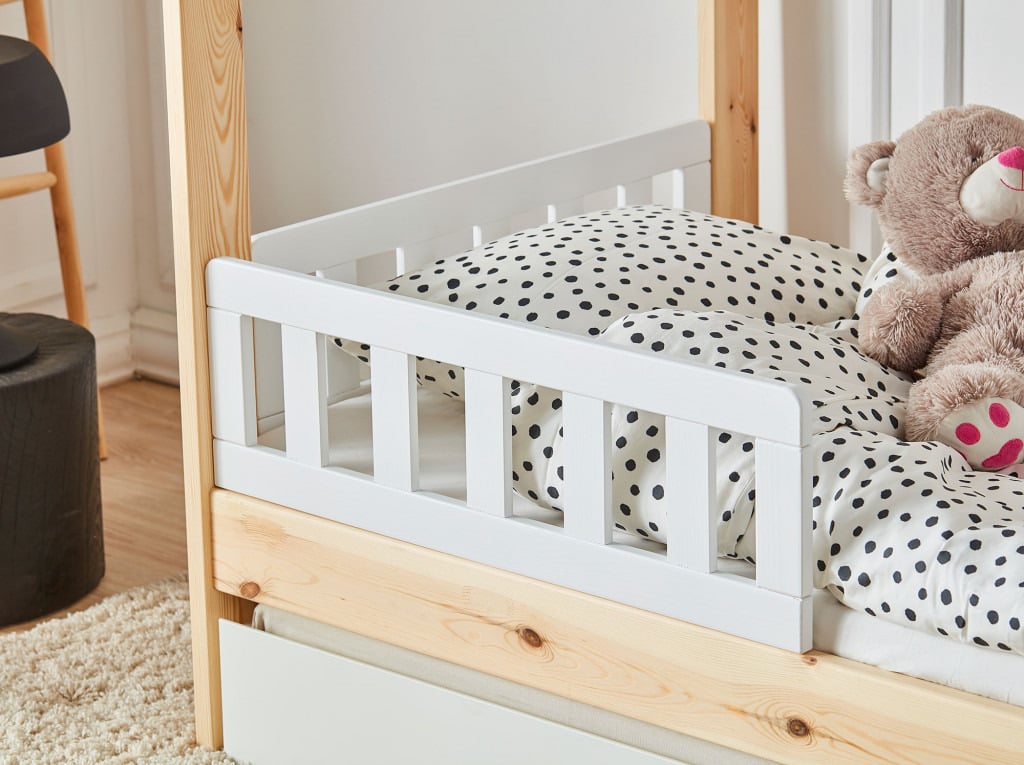 Pinio - barierka do łóżka 200x90 (2 szt.) -Biały Classic