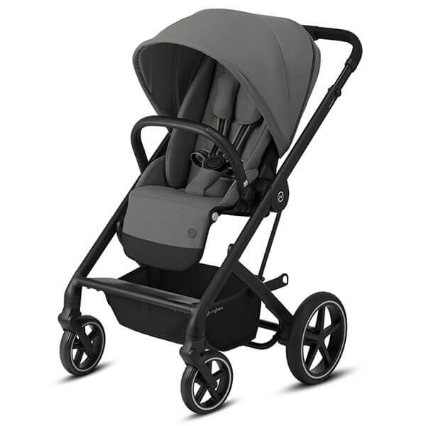 Cybex, Balios S-Lux - wózek głęboko-spacerowy-Soho Grey-Stelaż Black