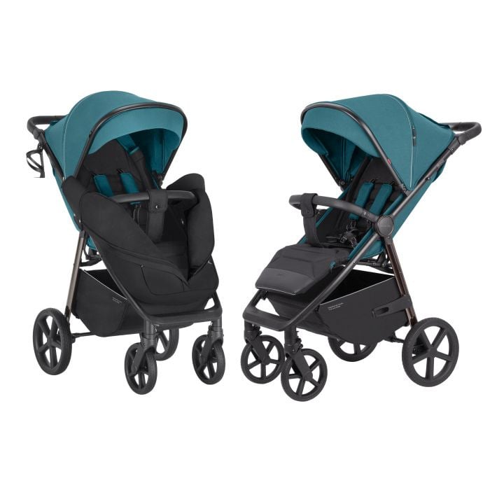 Carrello Bravo Plus 2024 - wózek spacerowy do 22 kg -Oxford Blue