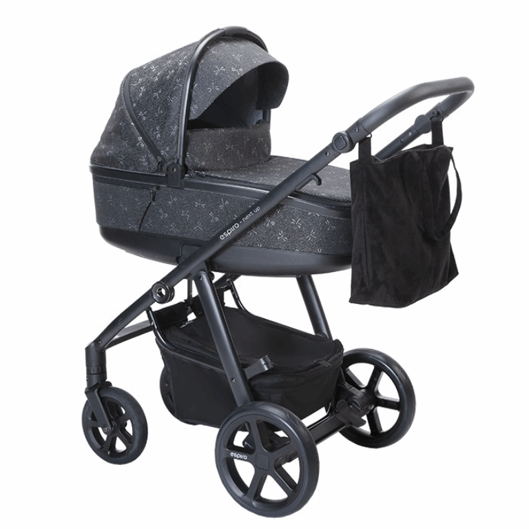 Espiro Next Up Limited Dragonfly-uniwersalny wózek głęboko-spacerowy 2 w 1-810 Black