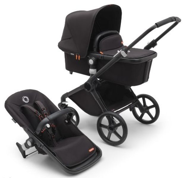 Bugaboo Fox Cub - wózek głęboko-spacerowy-Midnight Black
