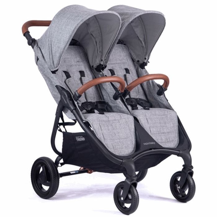 Valco Baby Snap Duo Trend - wózek spacerowy bliźniaczy-Tailor Made Grey Marle