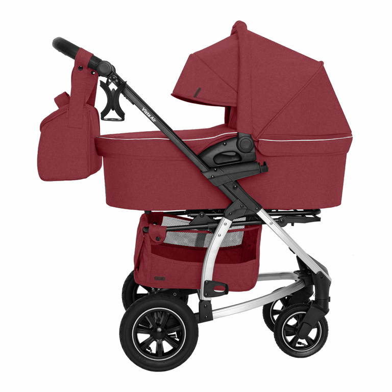 Carrello Vista Air 2 w 1 - uniwersalny wózek głeboko-spacerowy 2 w 1-Rubby Red
