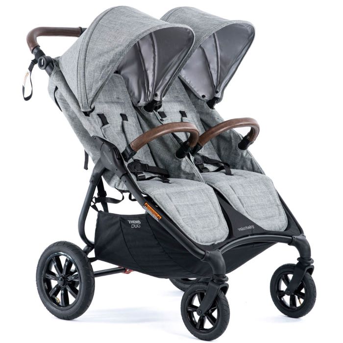 Valco Baby Snap Trend Duo Sport - wózek spacerowy bliźniaczy-Tailor Made Grey Marle
