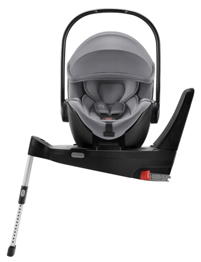 Britax Romer Baby-Safe 5Z2 - fotelik samochodowy dla dzieci od urodzenia do 85 cm wzrostu z bazą Flex Base 5Z-Frost Grey