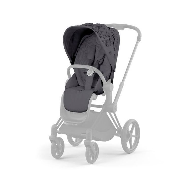 Cybex Priam 4.0 - tapicerka siedziska-Simply Flowers Dream Grey