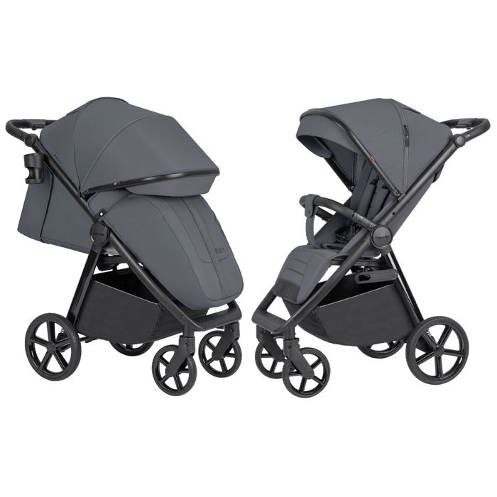 Carrello Bravo SL - dziecięcy wózek spacerowy 2024-Deep Grey