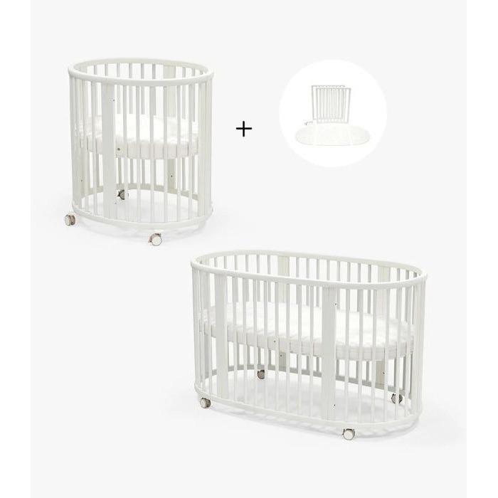 Stokke Sleepi V3 Complete Bundle - kompletny zestaw Sleepi-White-White