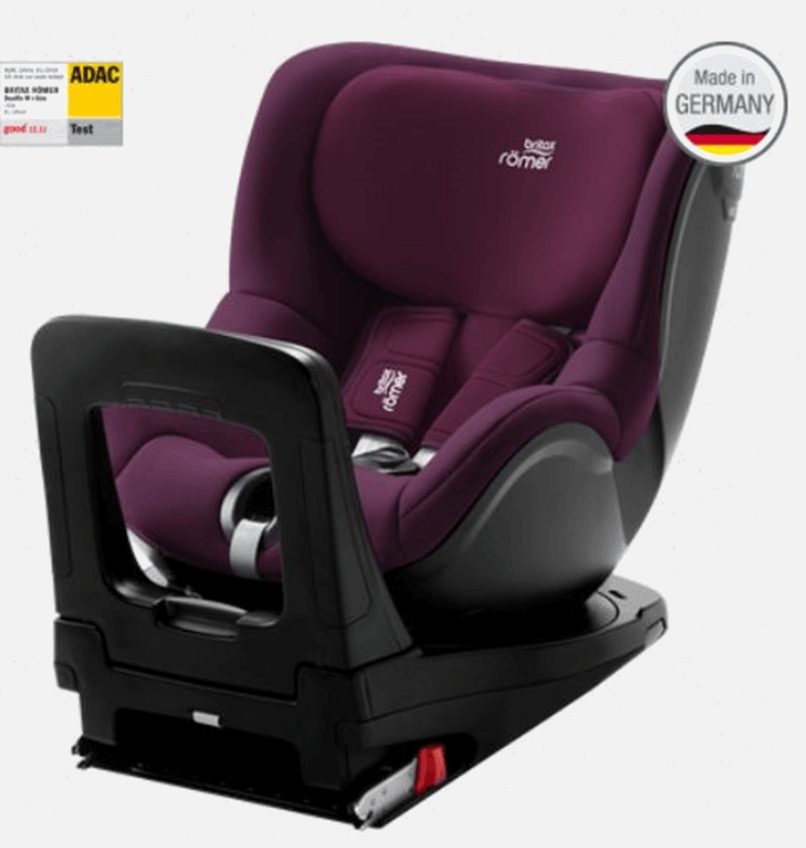 Britax Romer, Dualfix M-i-Size - Fotelik samochodowy od 3 miesięcy - 4 lat - 18 kg (61 - 105 cm)-Burgundy Red