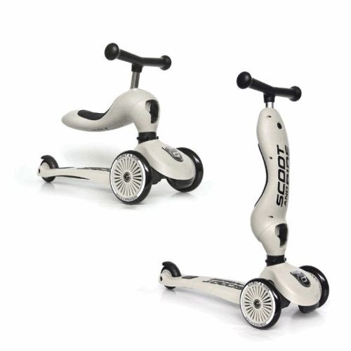 ScootandRide Highwaykick1 - hulajnoga, jeździk 2 w 1-Ash
