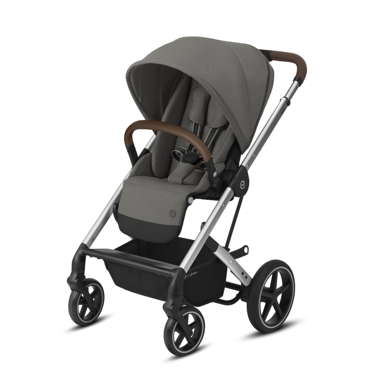 Cybex, Balios S-Lux - wózek głęboko-spacerowy-Soho Grey-Stelaż Silver