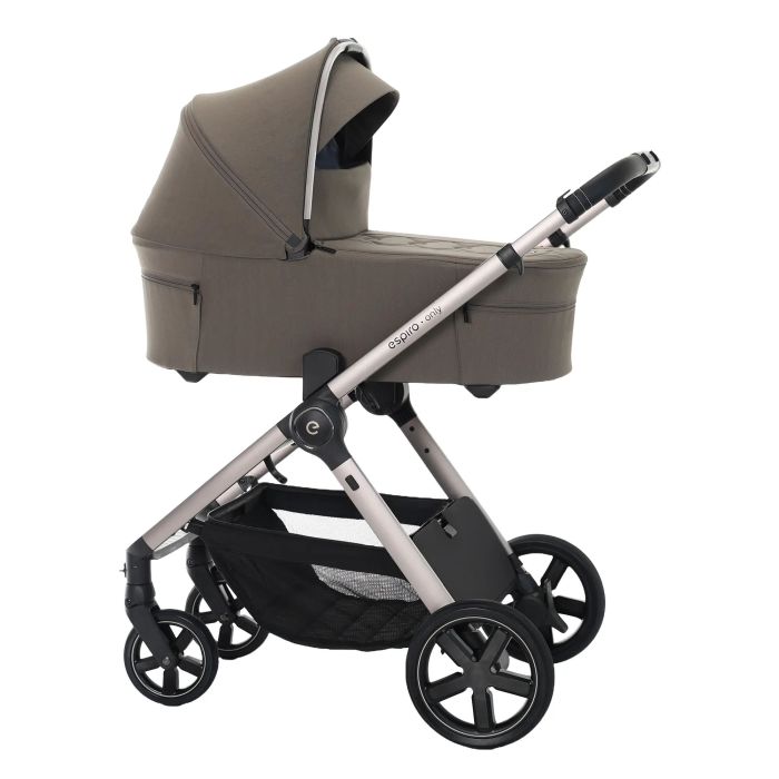 Espiro Only - uniwersalny wózek głęboko-spacerowy z torbą -409 Smokey Taupe