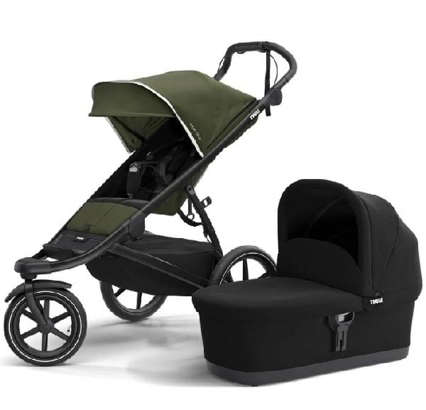 Thule Urban Glide 2 - trójkołowy wózek głęboko - spacerowy do biegania-Cypress Green