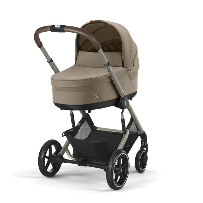 Cybex Balios S Lux - wózek spacerowy z gondolą S Lux-Almond Beige (Taupe Frame)
